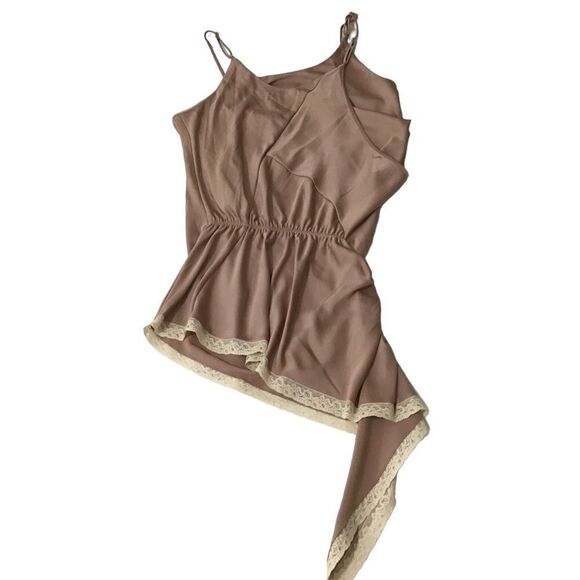 Alexander Wang Silk Top Asymmetrical Hem Top Size 8 - Picture 8 of 16